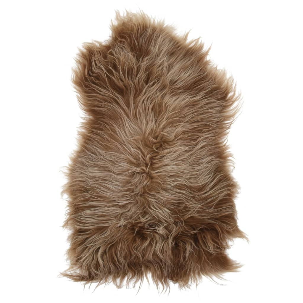 vidaXL Cubierta Asiento Silla Piel Oveja Islandia Cojín Alfombra Sofá Color Crema,  Marrón,  Negro y mas