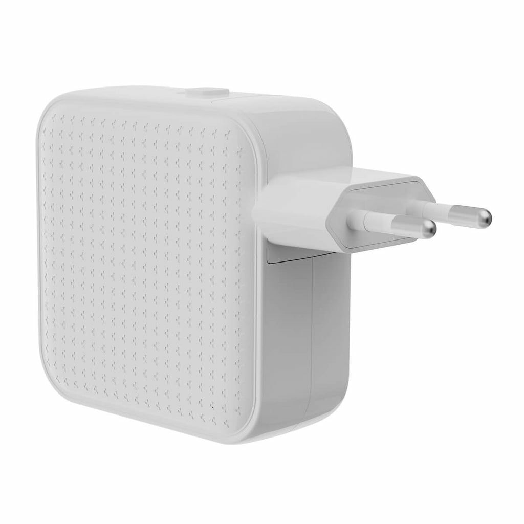 Cargador HYPER HJ1003WHWWGL  | 70W, Power Delivery 3.0, 2x USB-C + 1x USB-A, Cargador Universal Smartphone, Protección sobretensiones