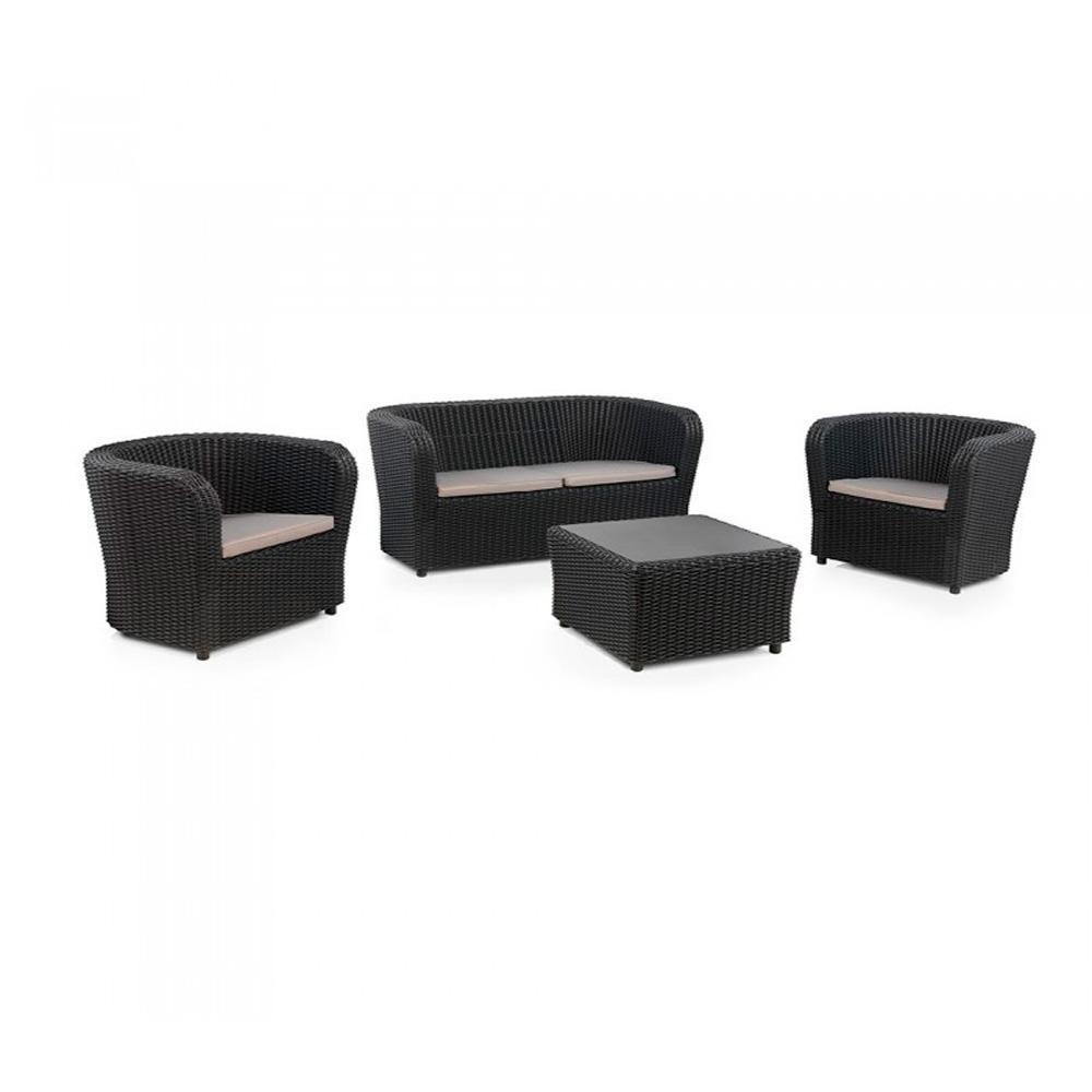 Tresillo nova confort grafito  conjunto