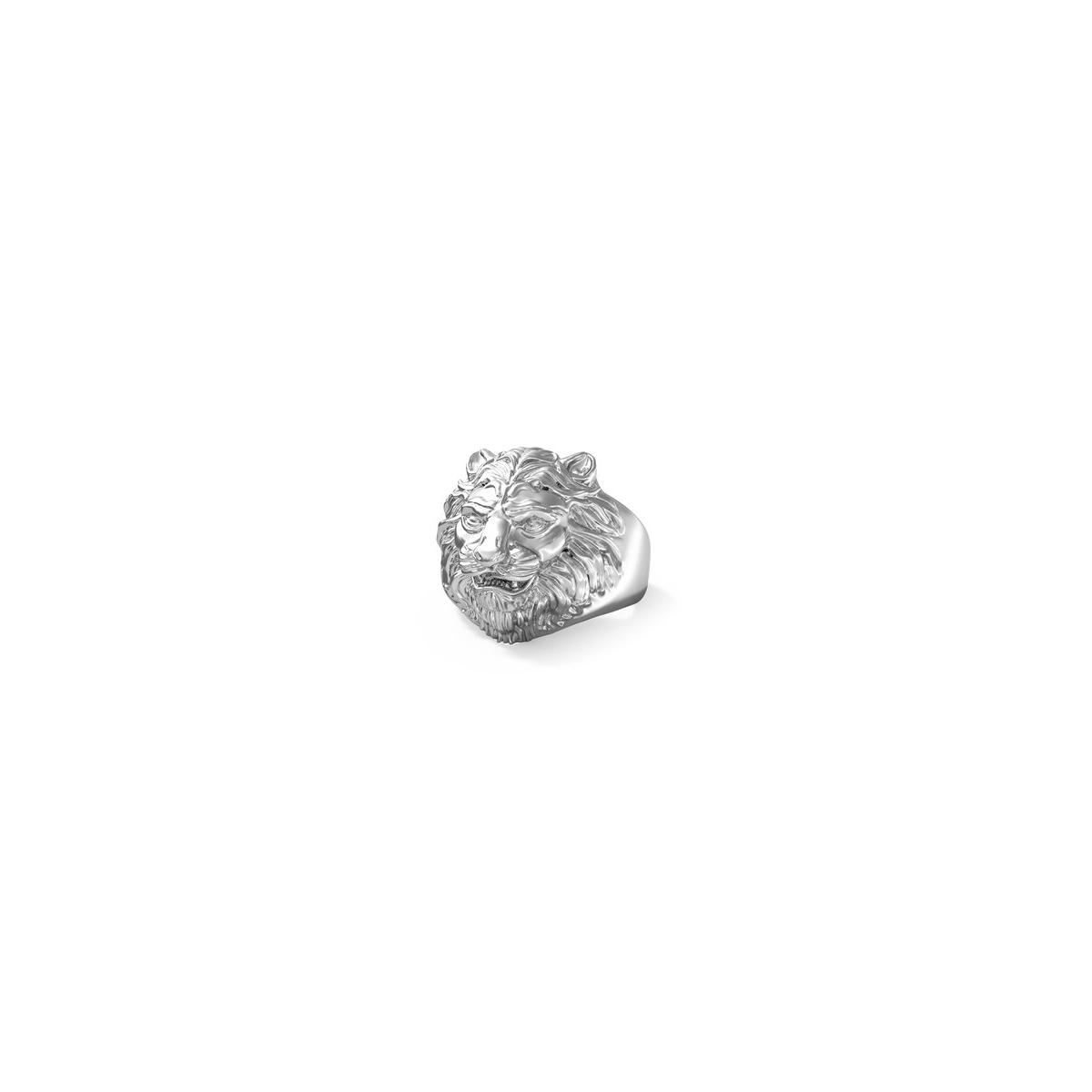 Guess Anillo Hombre Lion King De Acero Plateado Talla Europea 64 Talla España