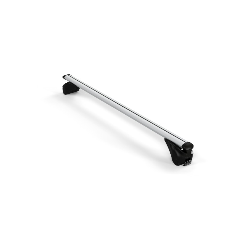 Barras de Techo SNOVIT TRAVELER FLUSH | Aluminio 110–120 cm | Para Railing Integrado | 80 kg | Cerradura Incluida | Ranura Superior