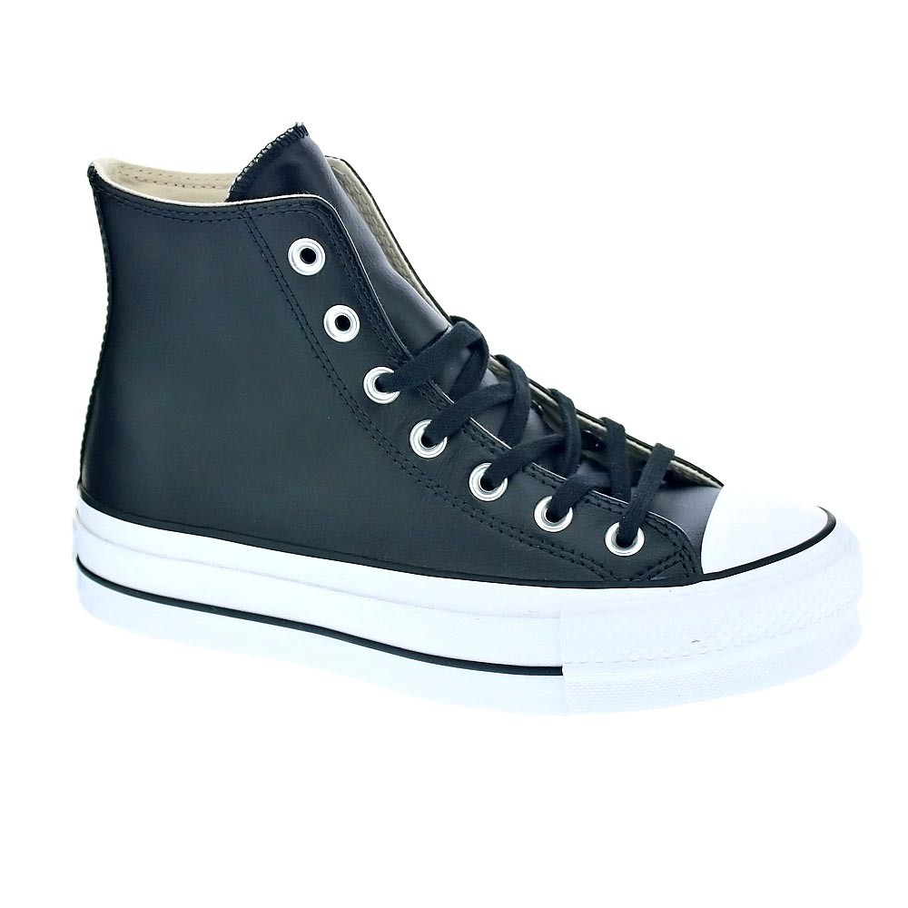 Converse Mujer Zapatillas botas modelo Chuck Taylor All Star Plataforma Piel Negro