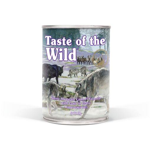 Taste of the Wild Sierra Mountain Comida Húmeda con Cordero para Perros - 390 GR