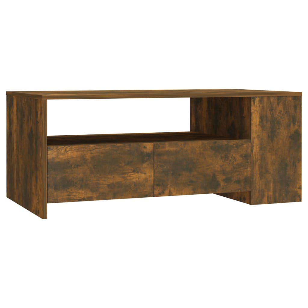 Vidaxl Mesa de Centro de Madera de Ingeniería 102x55x42 Cm - Blanco