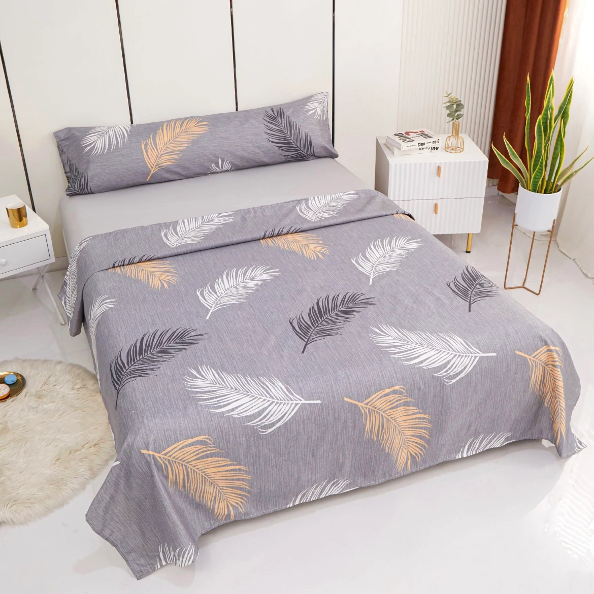 Juego de Sábanas 3 Piezas para Cama 135/150cm. Poliéster Extra Suave y Sin Bolitas