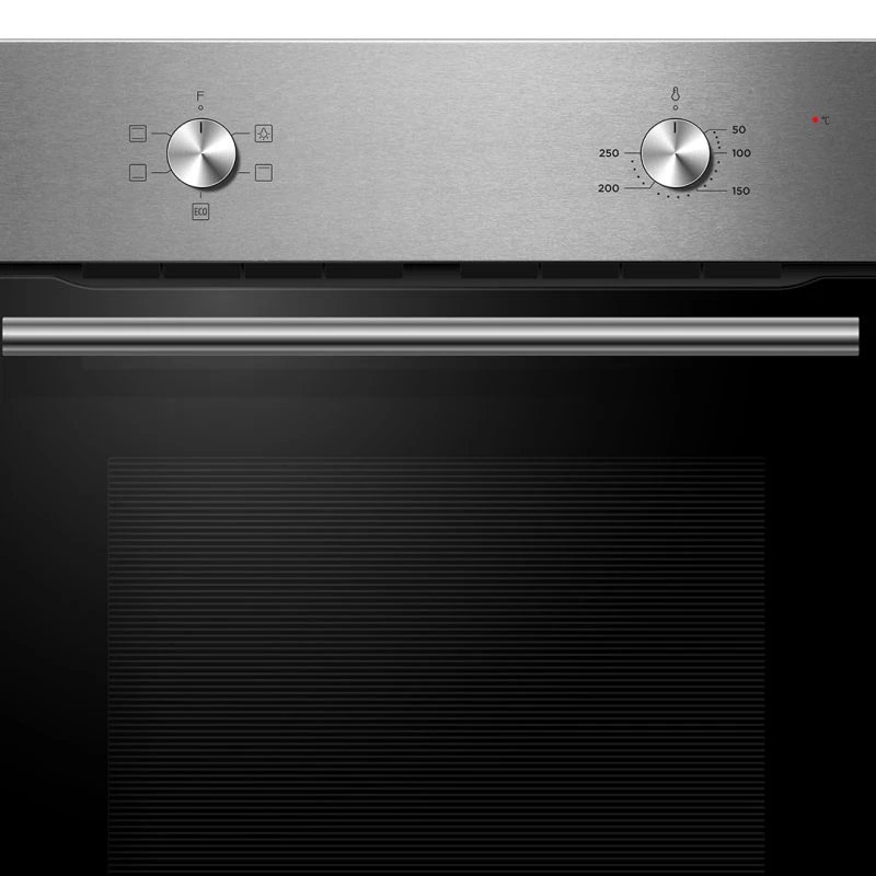 Aspes - Horno empotrable convencional AH4701EX de 75 L, acero inoxidable, clase A de eficiencia energética y limpieza catalítica para cocina integrada de 60 cm