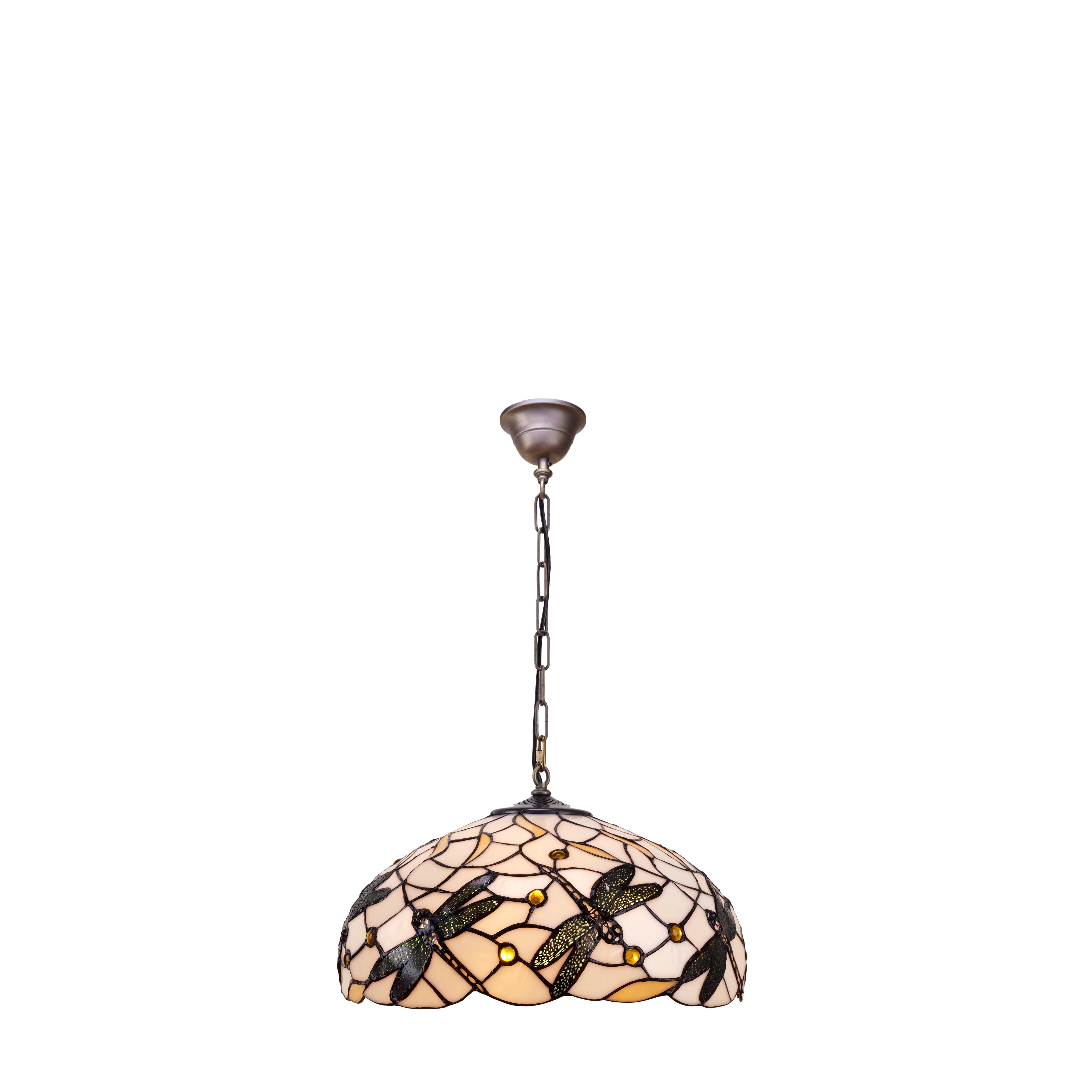 Colgante de techo mayor diámetro 45cm con cadena Serie Pedrera FIJALO LG223999