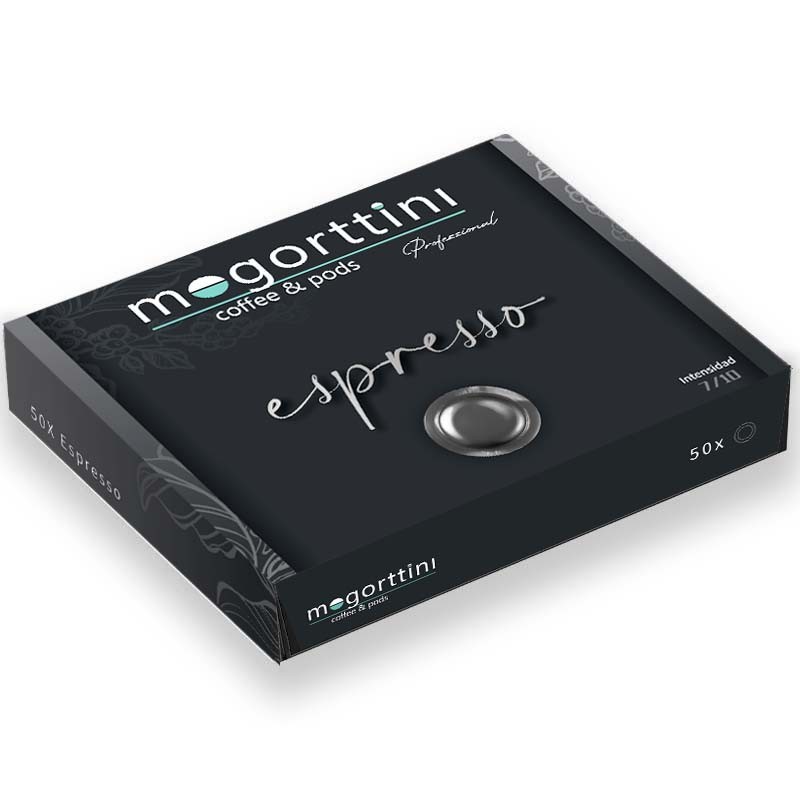 Espresso Mogorttini Profesional compatibles con Nespresso Pro 50 cápsulas. 8436583660072