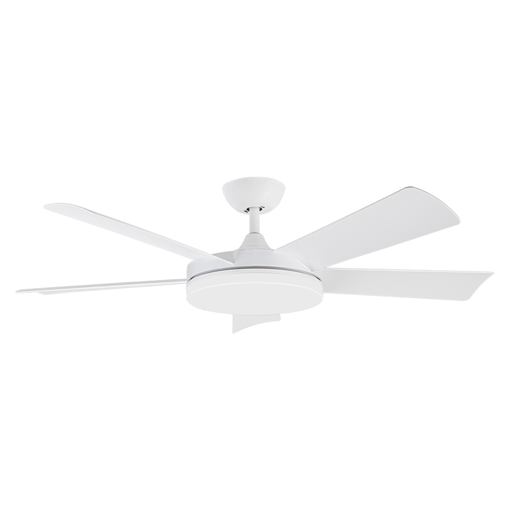 Ventilador de techo con luz Orbegozo CP 115132, motor DC, 5 aspas, mando a distancia, temporizador, 132 cm de diámetro, 40 W