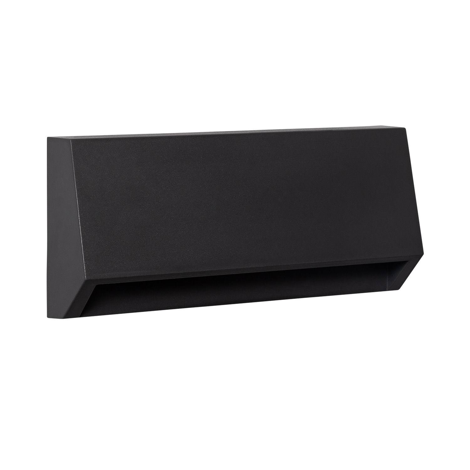 Ledkia Baliza Exterior LED 3W Superficie Pared Rectangular Antracita Valeta 2700K Blanco Cálido
