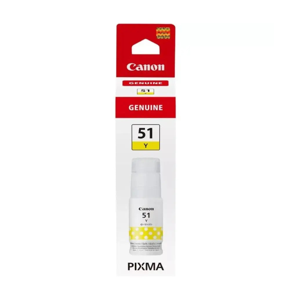Botella de Tinta Original Canon GI-51Y Amarillo