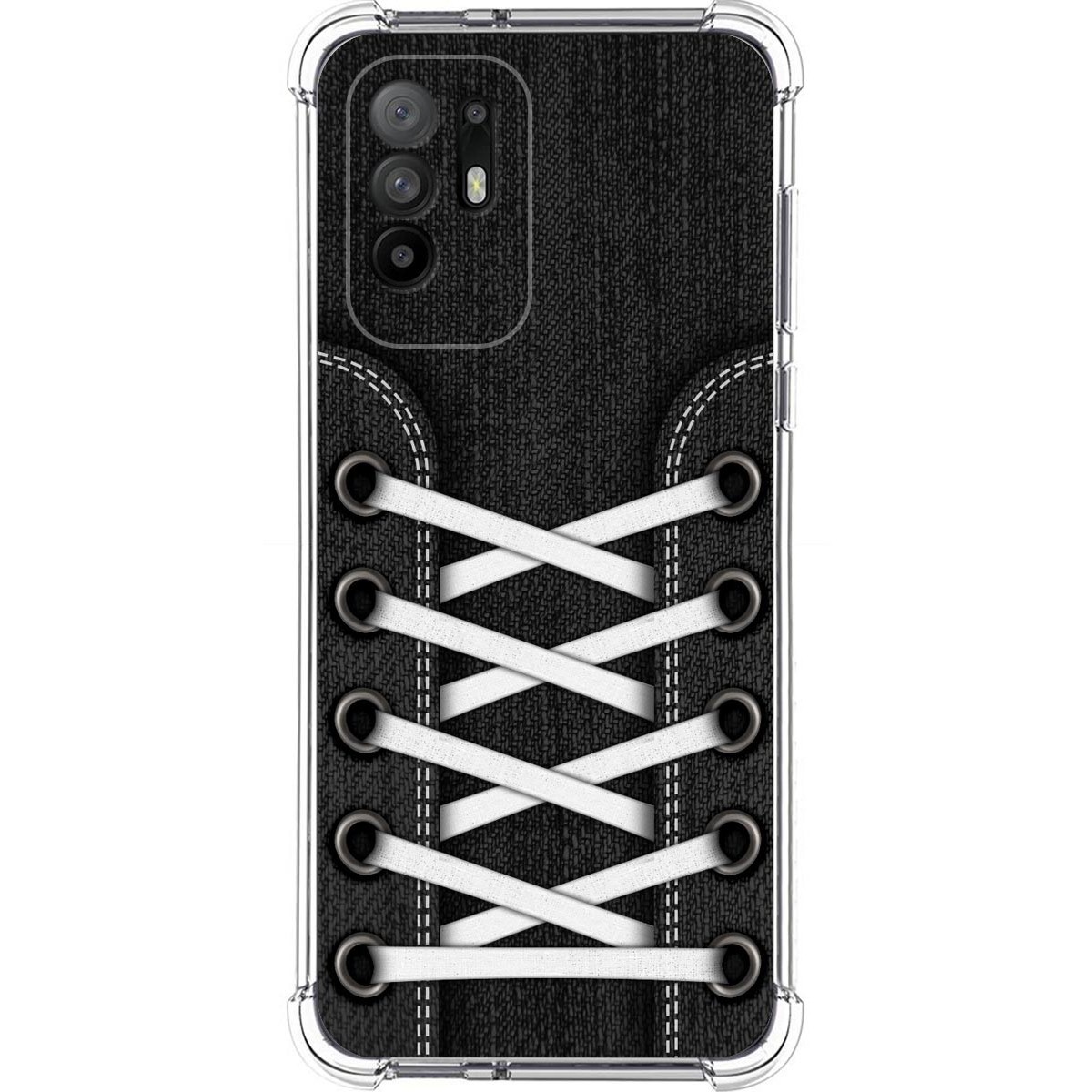 Tumundosmartphone Funda Silicona Antigolpes para Oppo A94 5G diseño Zapatillas 02 Dibujos