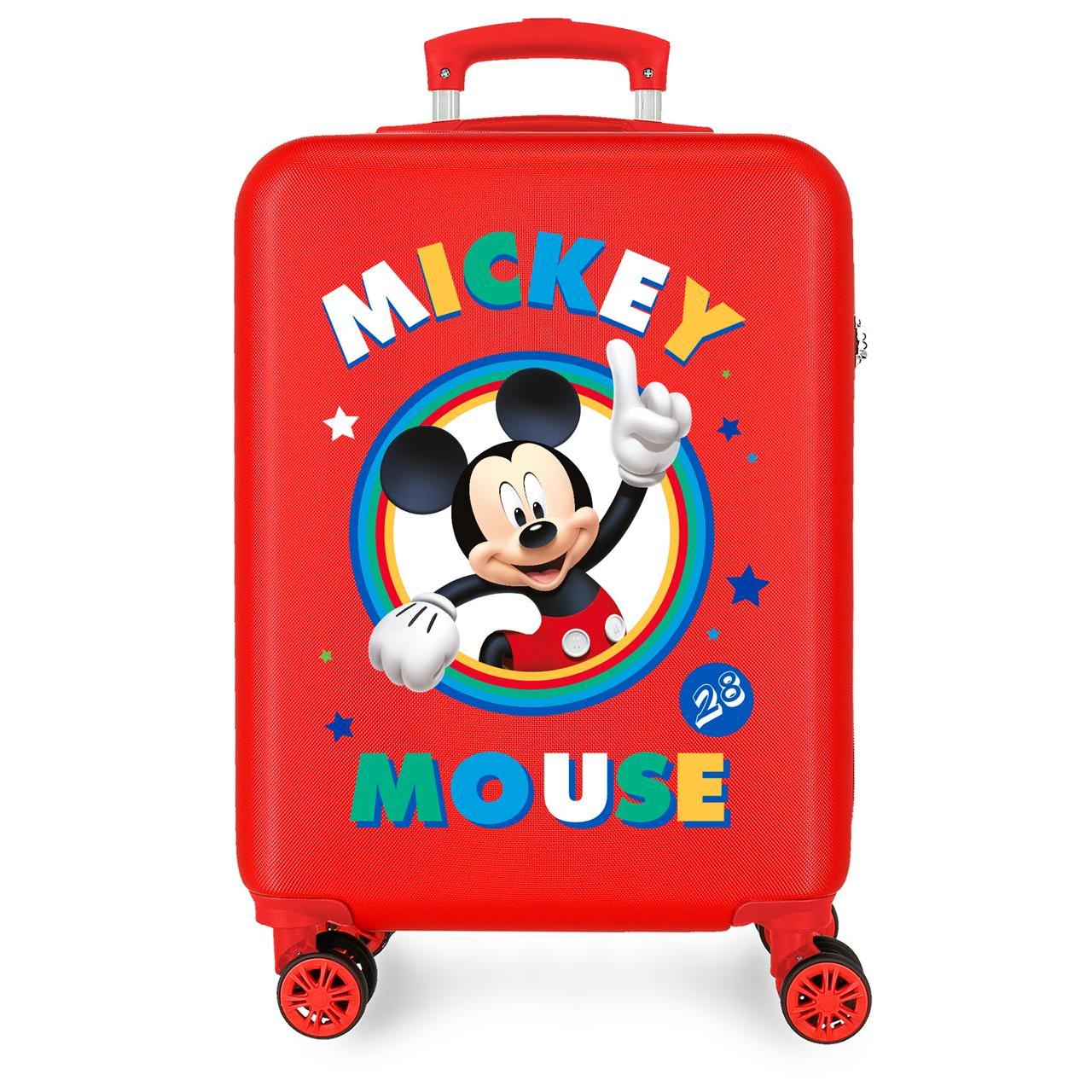 Disney Mickey Maleta De Cabina ABS Rígida Circle Mickey 55cm