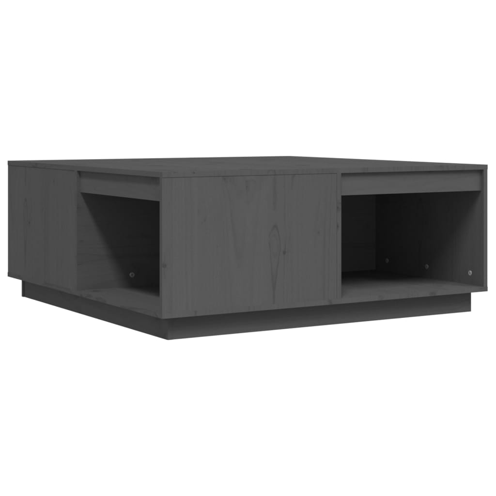 Vidaxl Mesa de Centro de Madera Maciza de Pino 100x101x40.5 Cm Natural