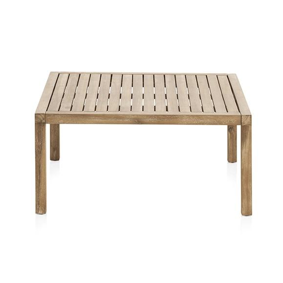 Mesa Centro De Madera De Acacia Con Cojines Coleccion Legno. El mejor complemento para tu hogar. Fijalo