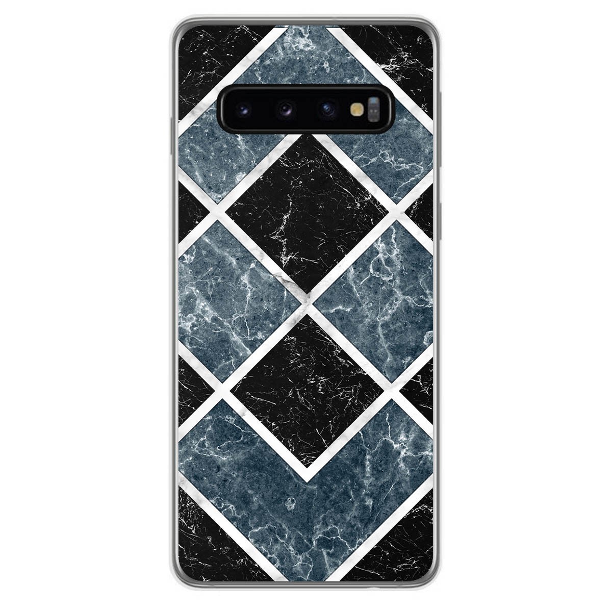Tumundosmartphone Funda Gel Tpu para Samsung Galaxy S10 diseño Mármol 06 Dibujos