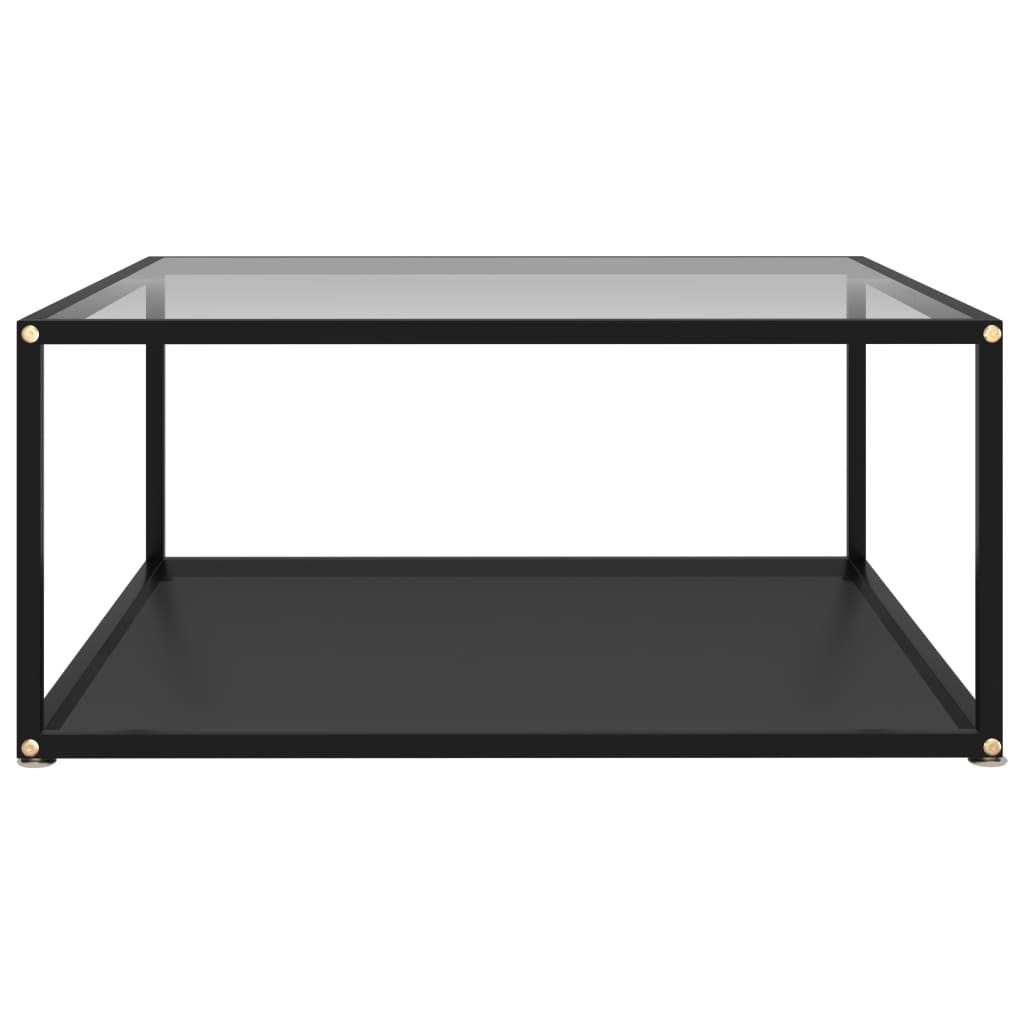 Vidaxl Mesa de Centro Vidrio Templado 80x80x35 Cm Transparente