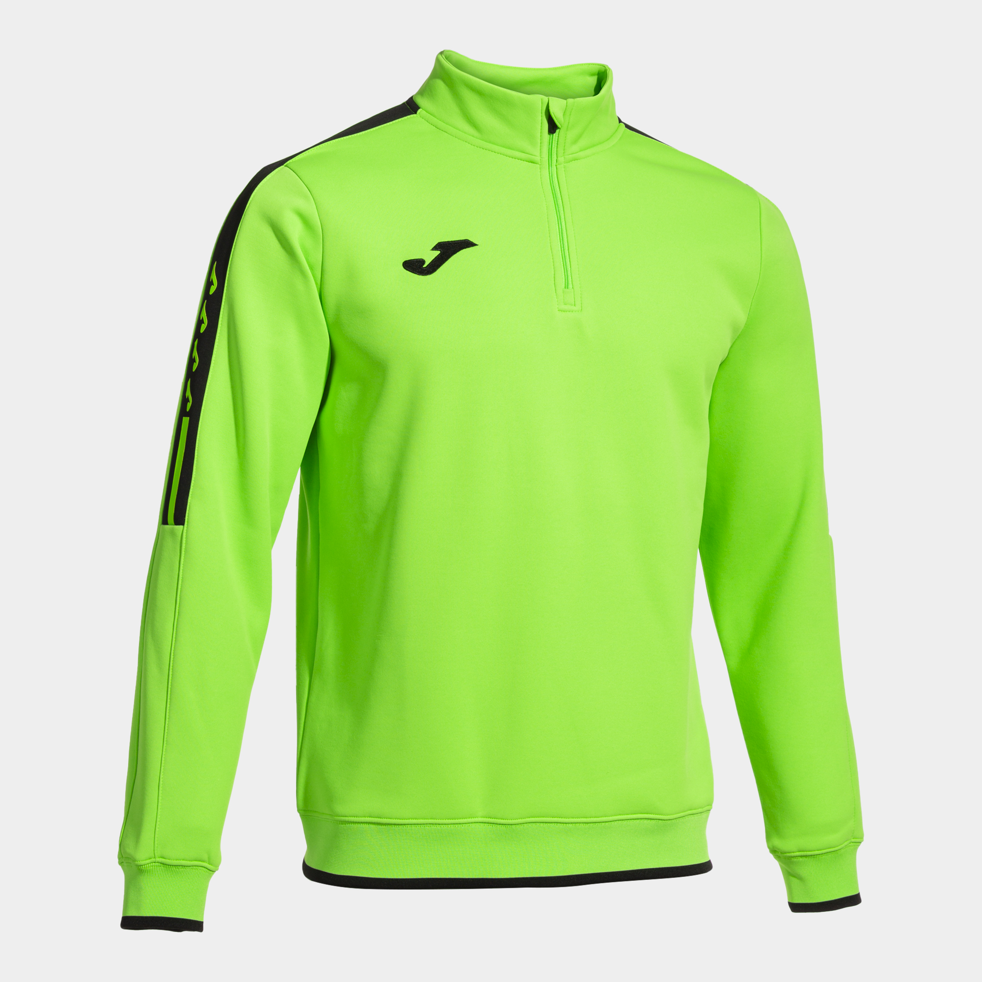 JOMA SUDADERA OLIMPIADA VERDE FLÚOR NEGRO Talla S Hombre Adulto