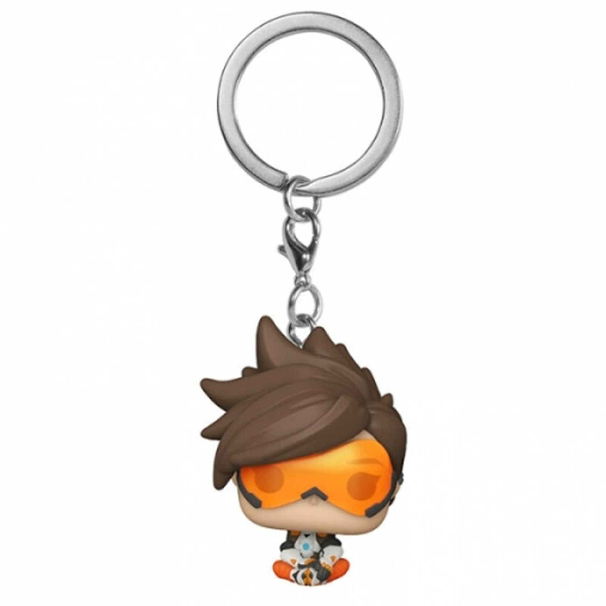Llavero Mini Figura de Vinilo Overwatch 2 para Fans de Videojuegos, Llavero Coleccionable Detallado con Diseño de Tracer, Ideal para Regalo y Colección