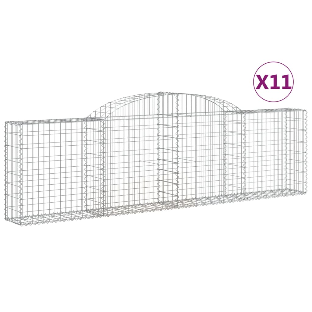 Vidaxl Cestas de Gaviones para Jardín Decorativas