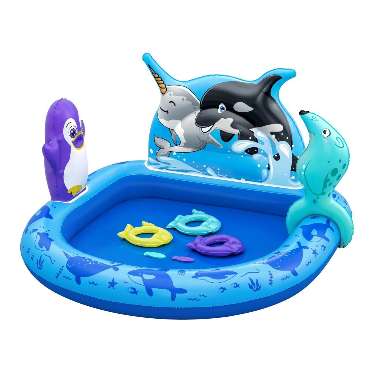 Piscina Insuflável Arctic / Parque Infantil 1,34M X 1,31M X 73Cm Bestway