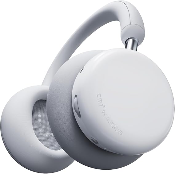 Auriculares - CMF Headphone Pro CMF by Nothing Auriculares Bluetooth de Diadema Over-Ear, hasta 100h de Batería, Hi-Res con LDAC, Audio Espacial, con Cancelación Activa de Ruido