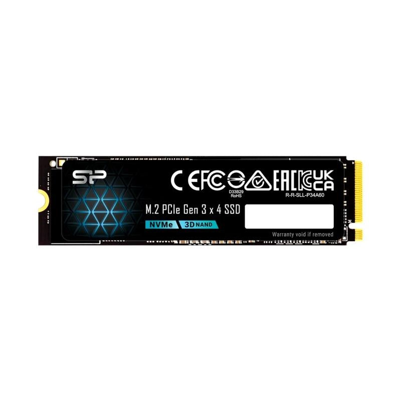 Disco Duro Silicon Power P34A60 128GB M.2 NVMe 2200MB/s 1600MB/s