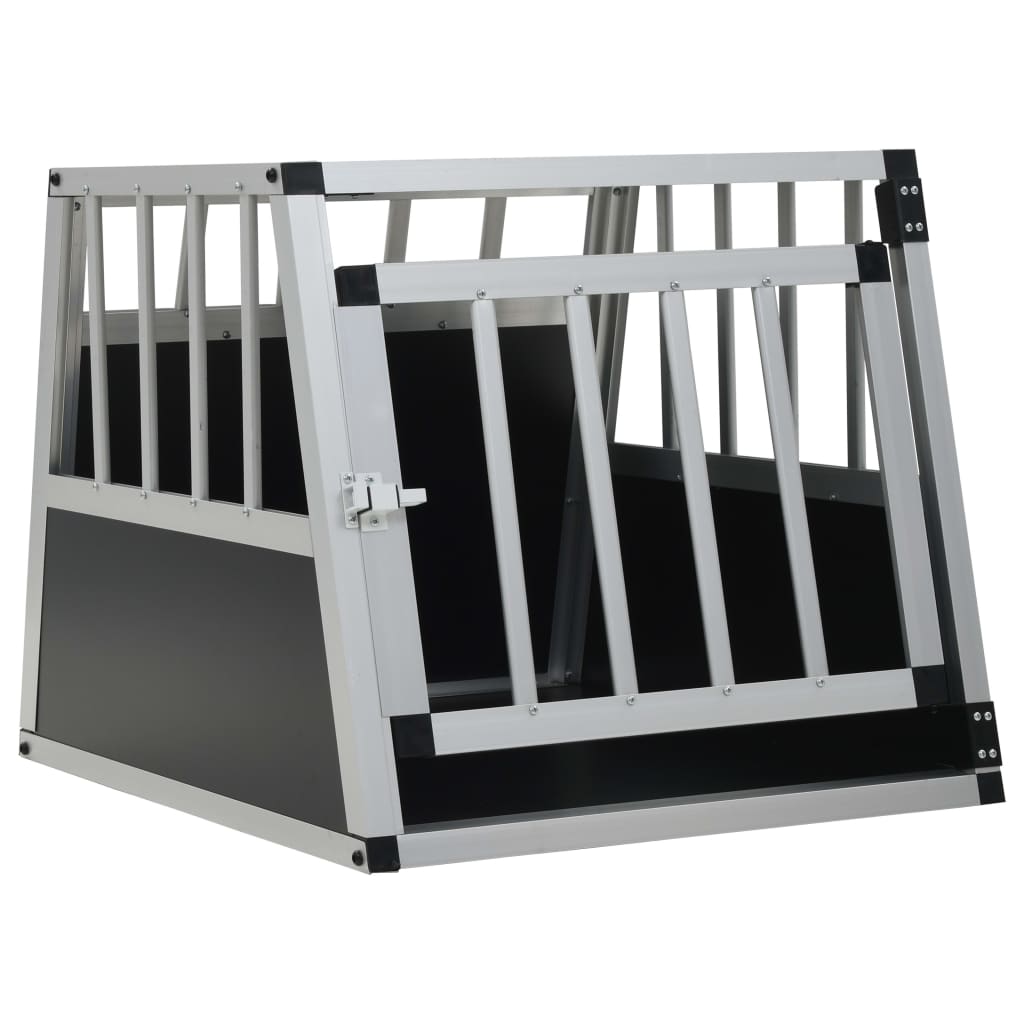 vidaXL Jaula Perros Metálica Transportín Aluminio Animales Mascotas Dimensiones 54x69x50 cm (1 puerta),  89x69x50 cm (2 puertas),  65x91x69.5 cm (1 puerta) y mas