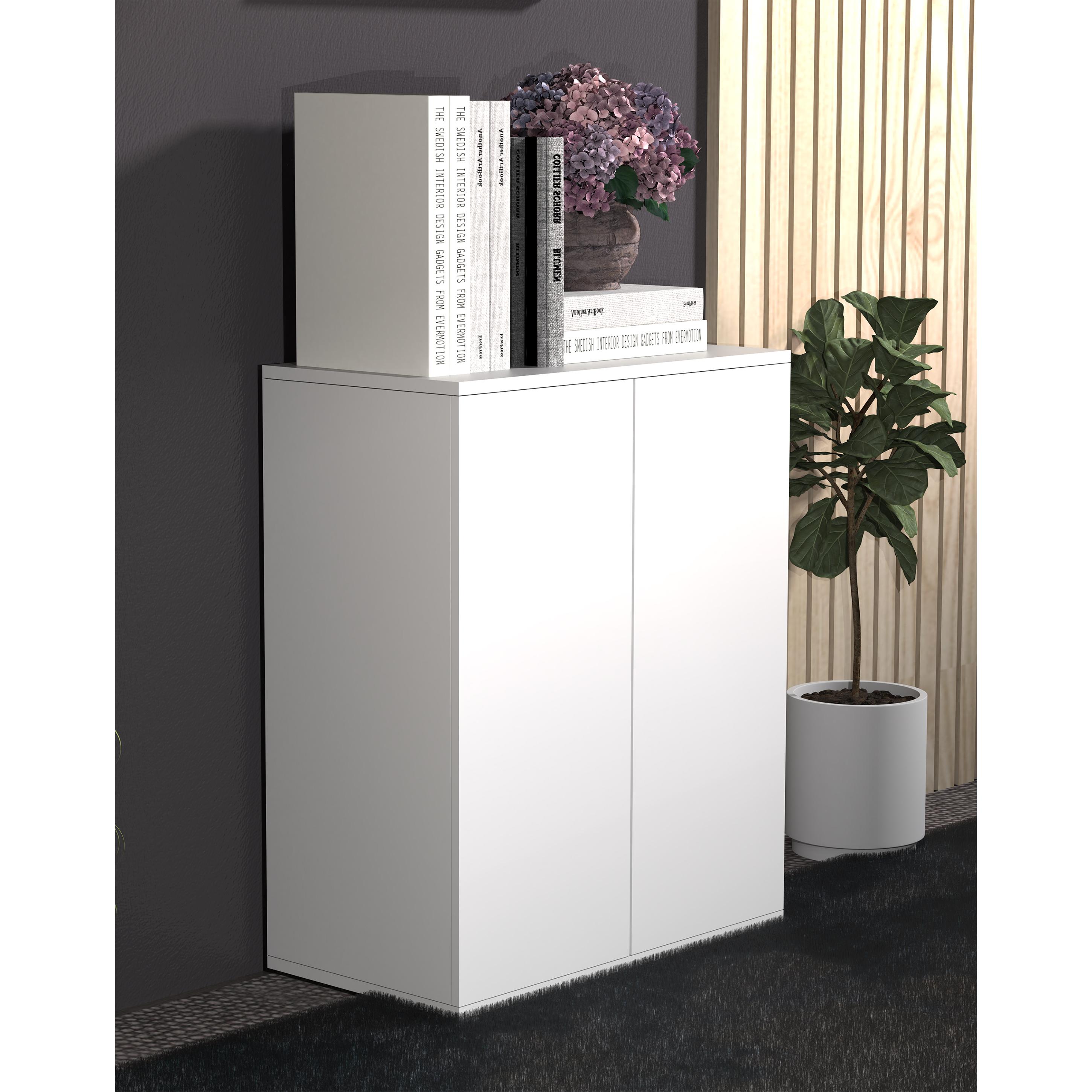 Cómoda de madera aparador aparador alto mueble aparador Dalosa 2 puertas batientes Cómoda de madera aparador aparador alto mueble aparador Dalosa 2 puertas batientes