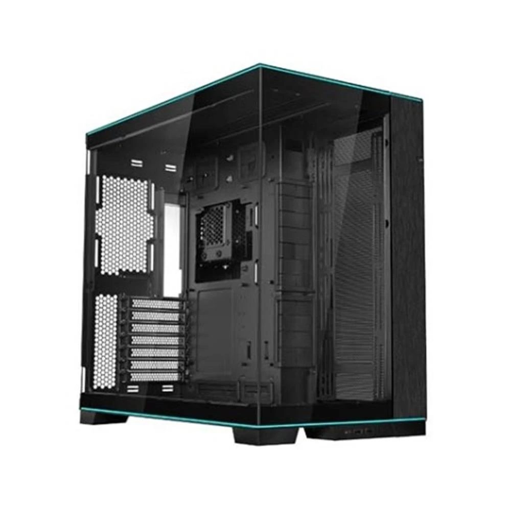 Lian Li - Caja para PC E-ATX O11D Evo RGB con cristal templado negro, compatible con SSD y discos duros, refrigeración líquida y múltiples ventiladores