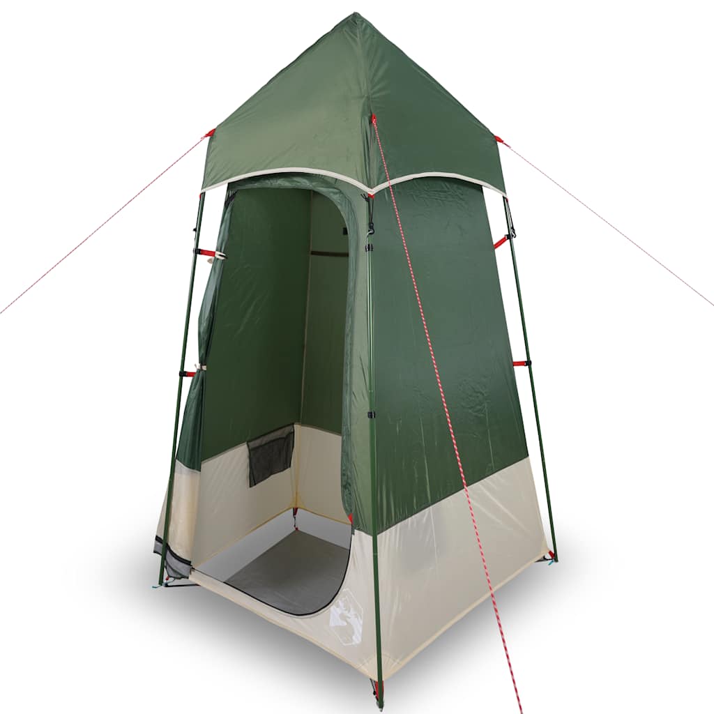 vidaXL Tienda servicio baño impermeable verde