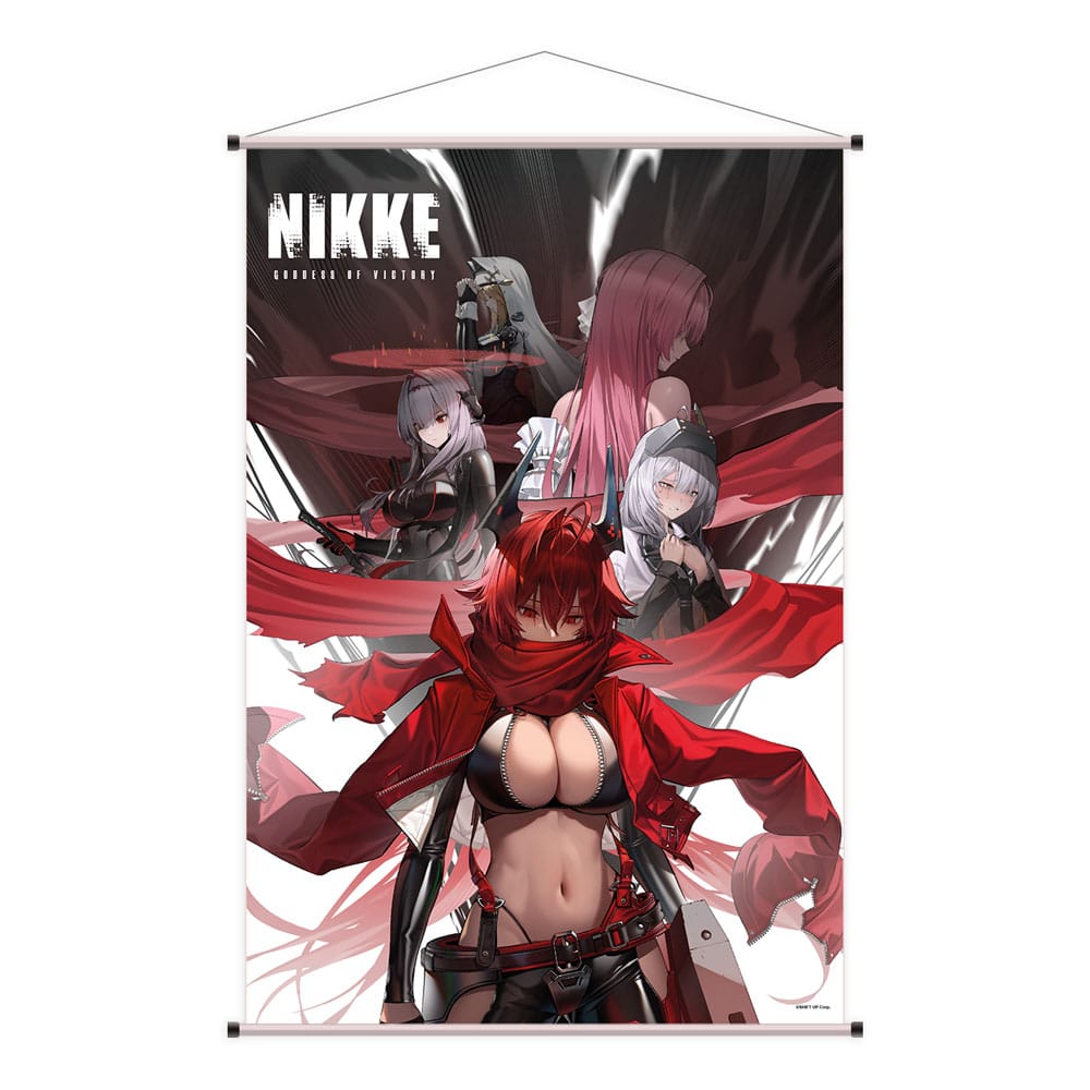 Goddess of victory: nikke póster tela red hood, snow white, scarlet, dorothy & rapunzel 60 x 90 cm