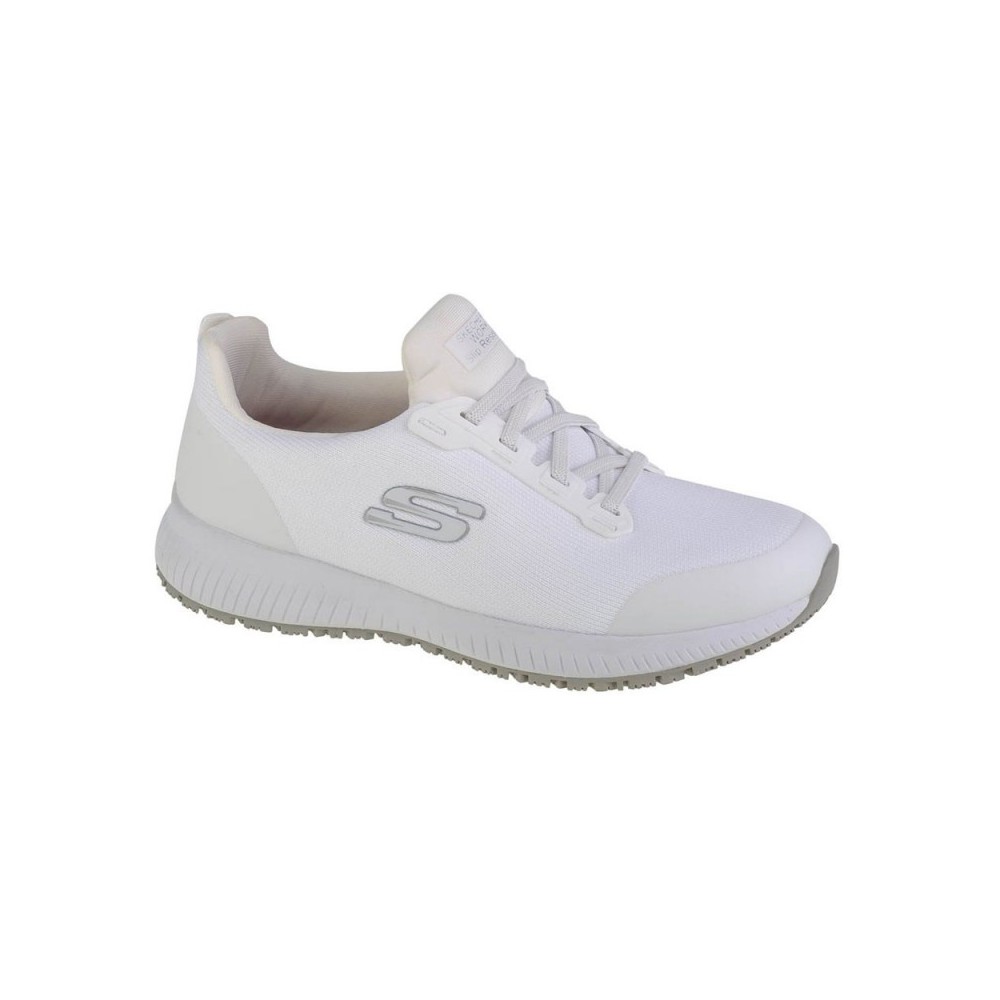 Sneakers Skechers Work Squad Sr Mujer Blanco