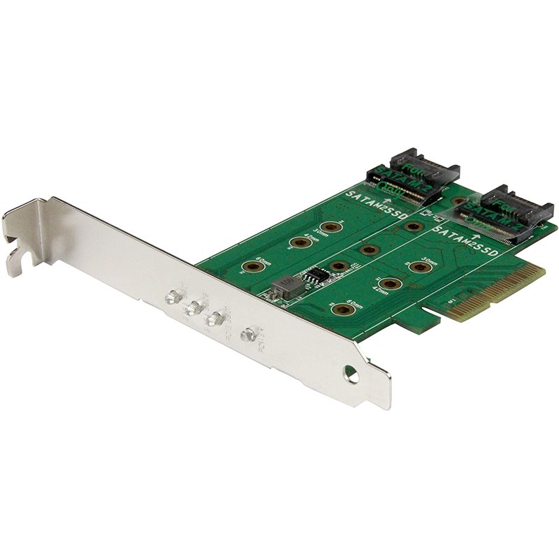 Controladora Pcie Startech 2P M.2 Sata + 1P M.2 Nvme
