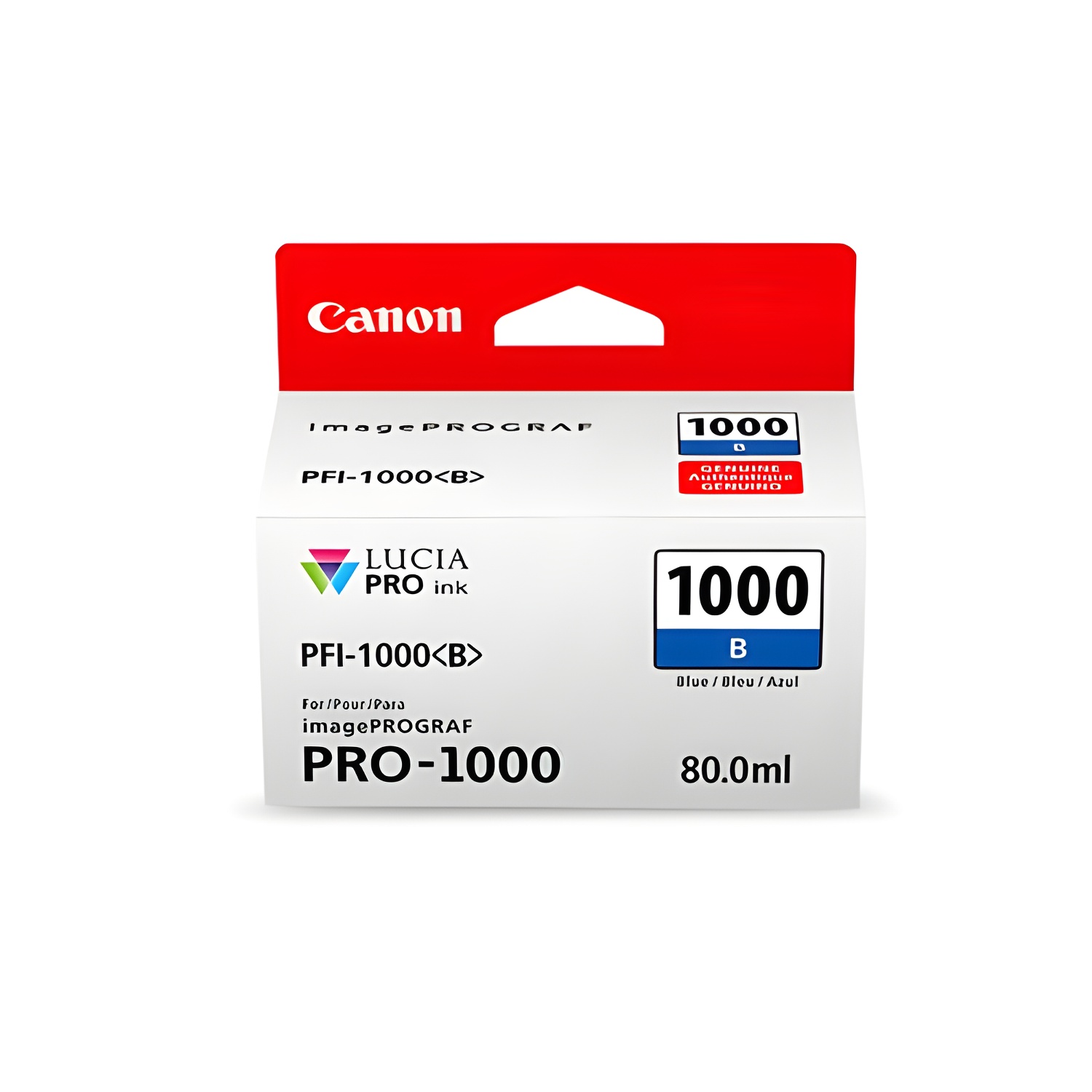 Canon cartucho azul pfi-1000b ipf pro1000 80ml.