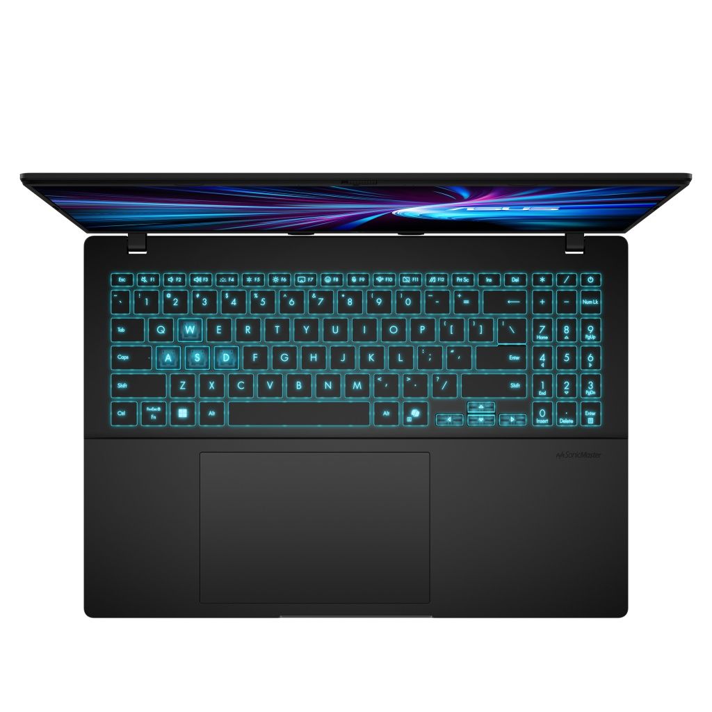 Pc portátil Intel Core 7 240H 16" Sin S.O. ASUS 90NB15Q1-M00EM0 Ram 16 GB Disco 512Gb  | SSD, Negro