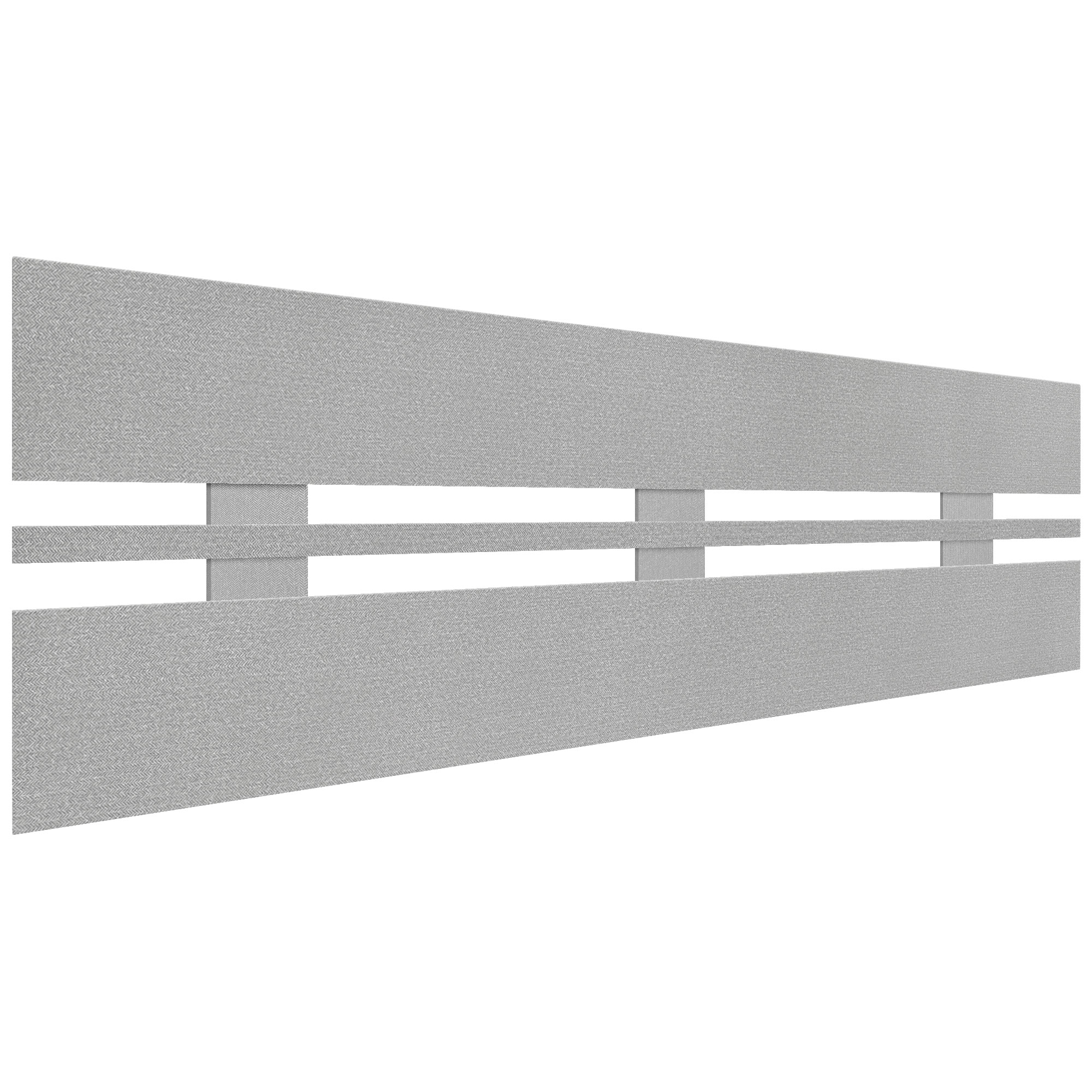 DHOME Cabecero de Madera reciclada DM Horizontal Ancho Cama Palets Herrajes incluidos Listo para colgar