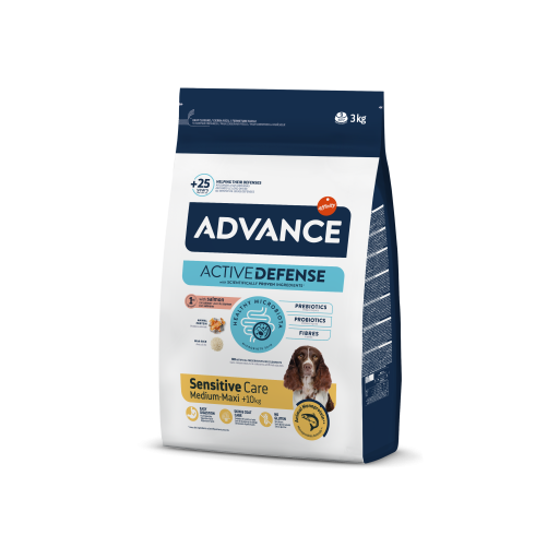 Advance Pienso Sensitive de Arroz y Salmón para Perro Medium Maxi - 3 Kg3