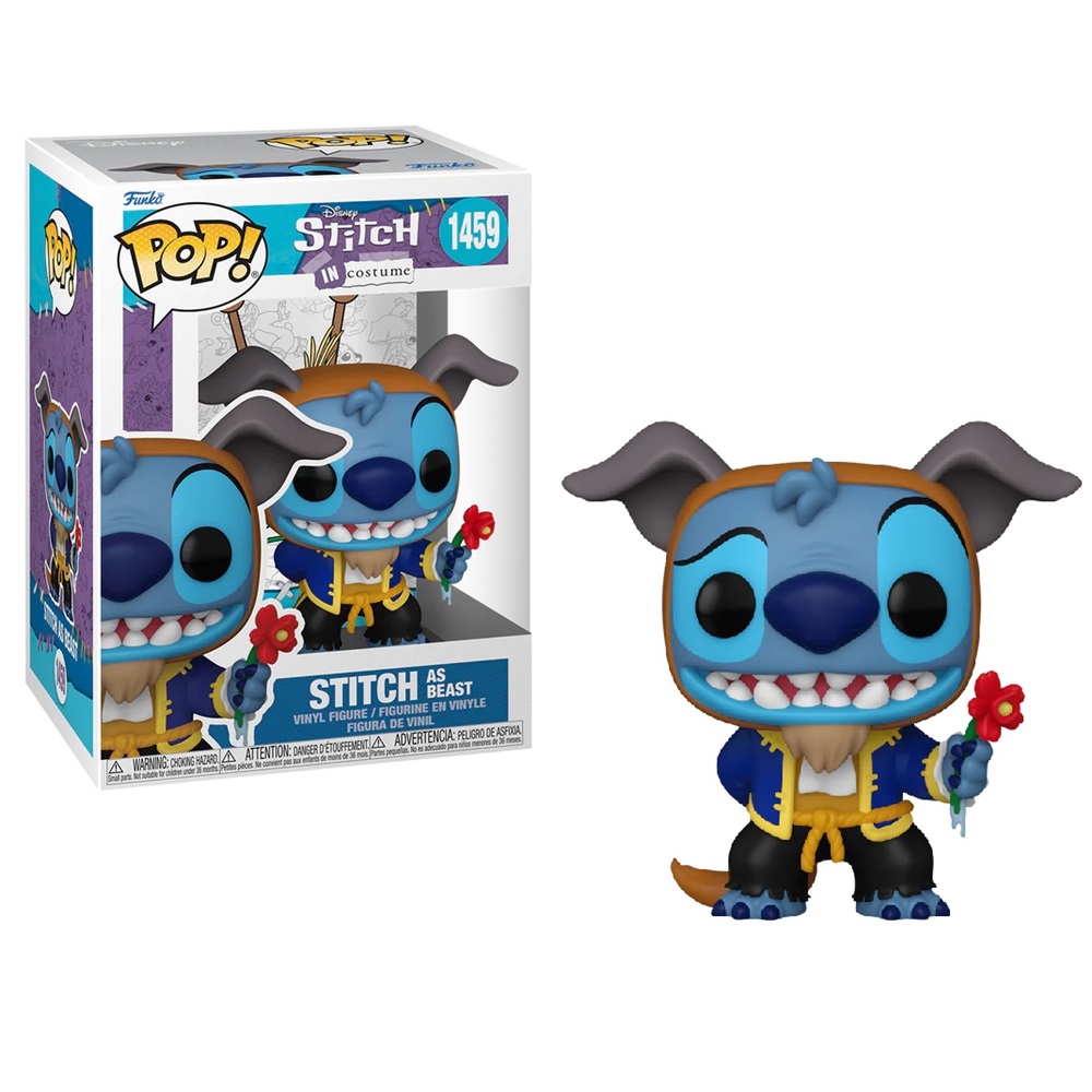 FUNKO POP! DISNEY: STITCH IN COSTUME - STITCH DISFRAZADO DE BESTIA, 75162, Nº1459, TIENDA CON LICENCIA OFICIAL
