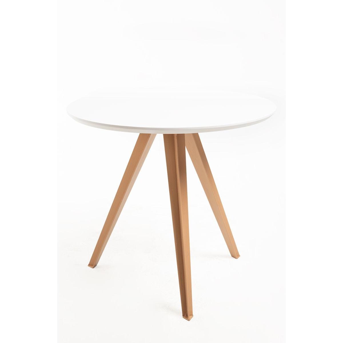 Regalos Miguel - Estilo Nórdico - Mesa Synk Force 80 cm - Blanco