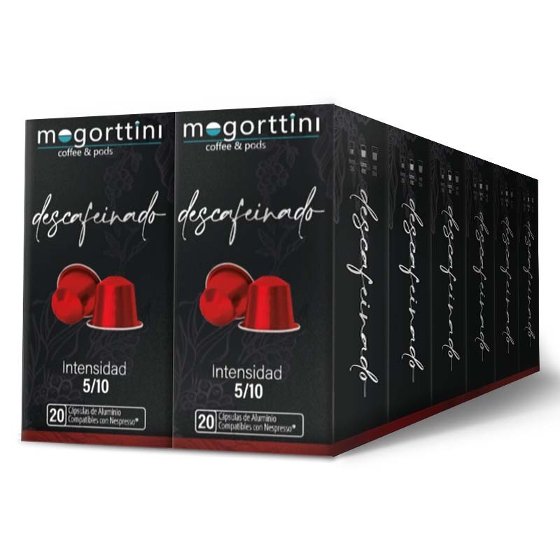 Mogorttini - Descafeinado Mogorttini 12 cajas de 20 cápsulas Compatibles Nespresso 8436583660621
