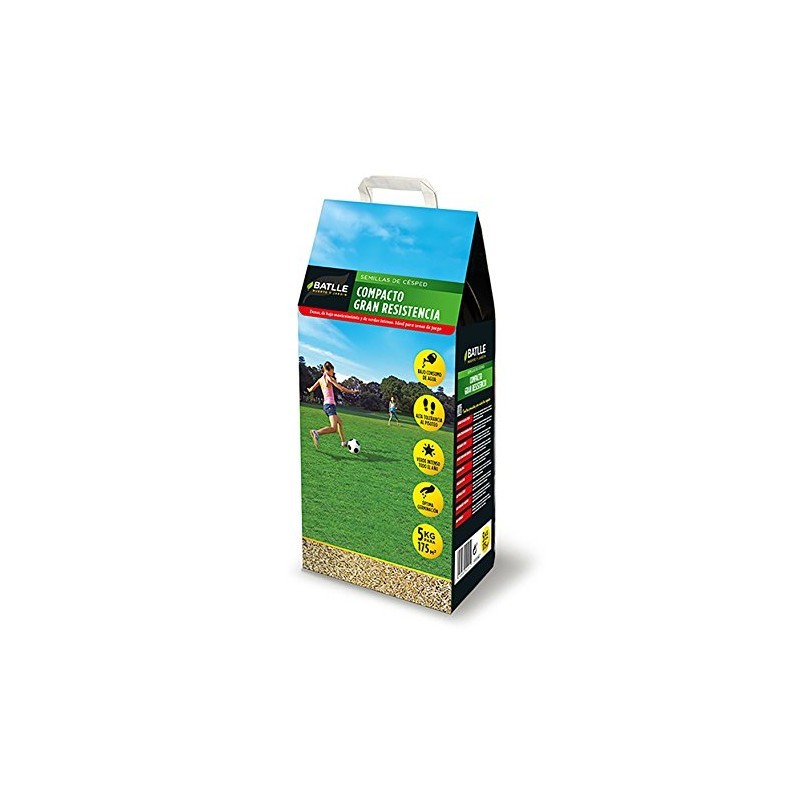 Semilla de césped compacto gran resistencia 5 kg