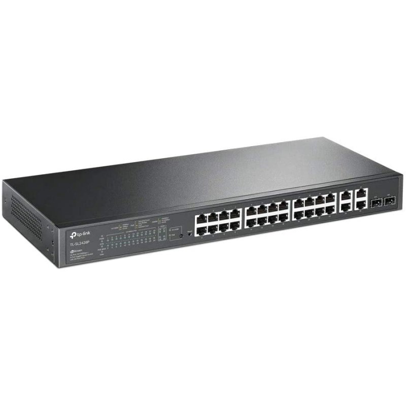 Tp-link t1500-28pct switch 24 ports 4 sfp