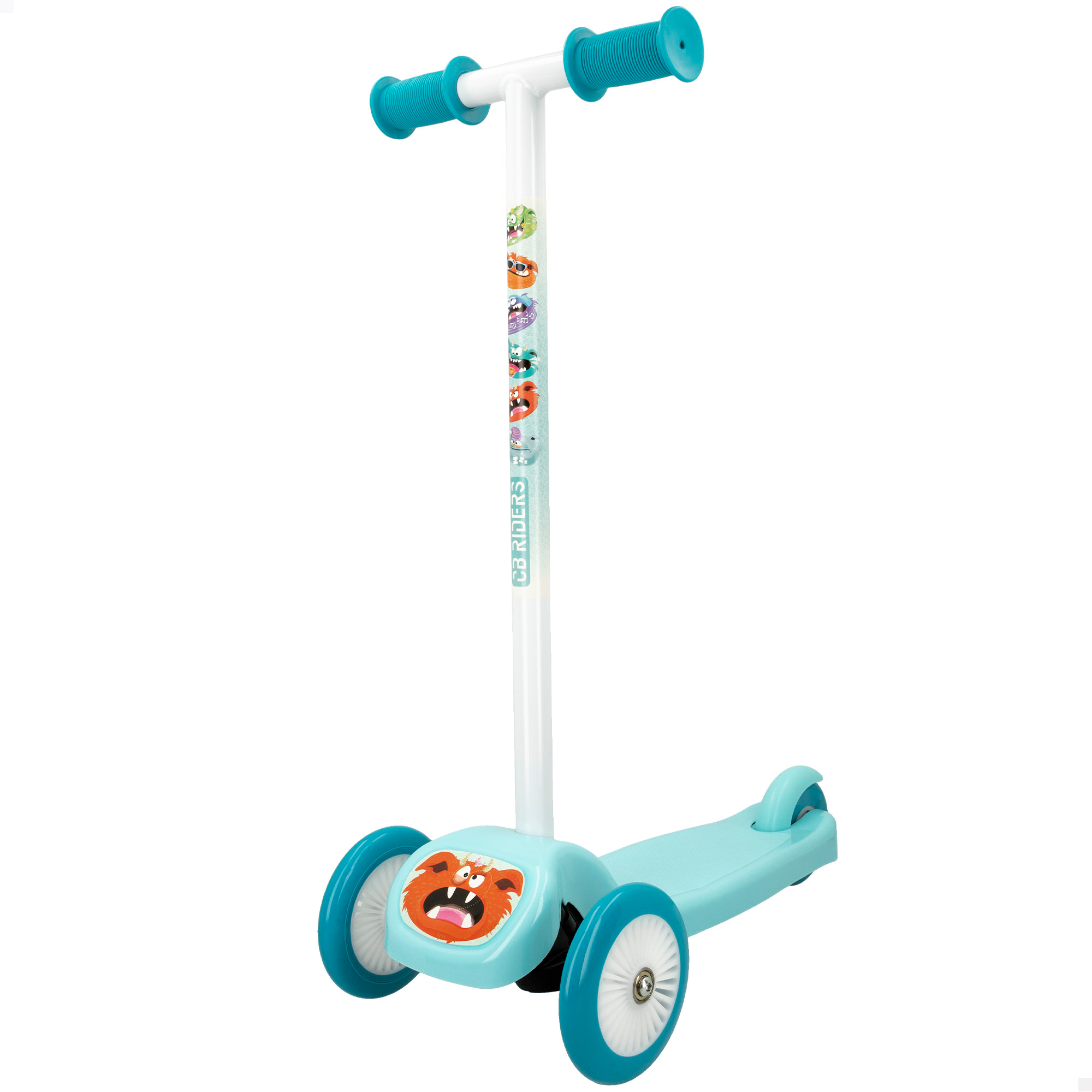 Cb Toys - Patinete 3 ruedas personalizable monstruos CB Riders