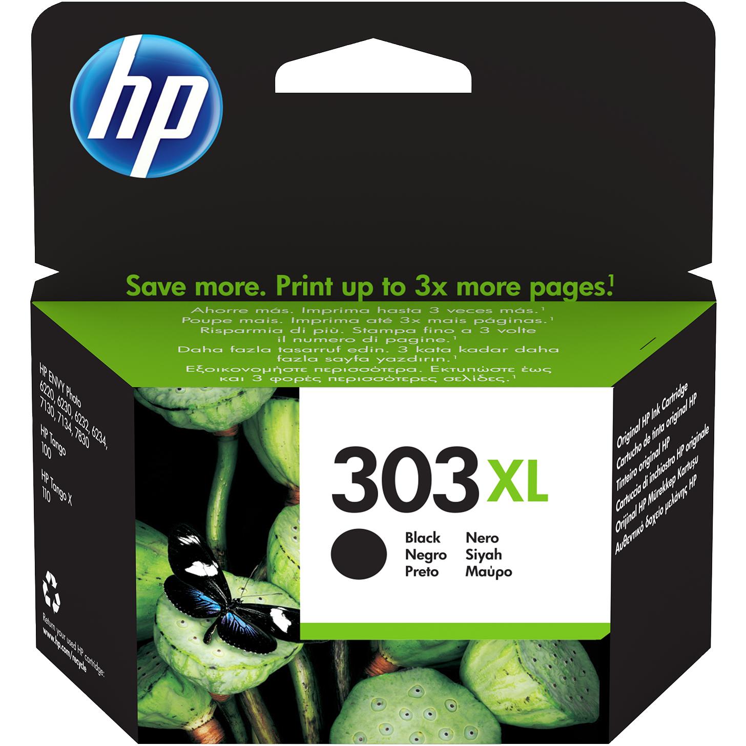 HP Envy Photo 6230,7130,7134,7830 Cartucho n�303XL Negro