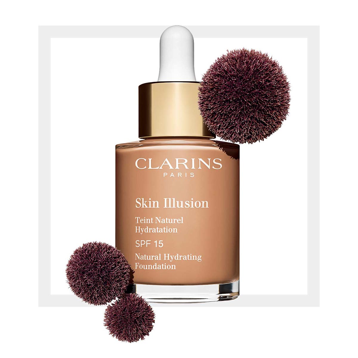 CLARINS SKIN ILLUSION BASE SPF15 112C AMBAR 30ML