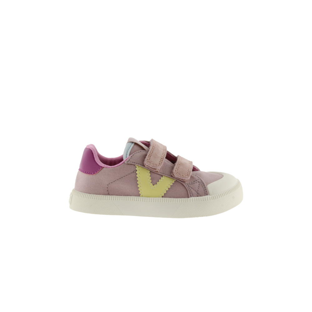 Victoria Oliver Zapatillas respetuosas barefoot multicolor de lona con tiras adherentes 1356104