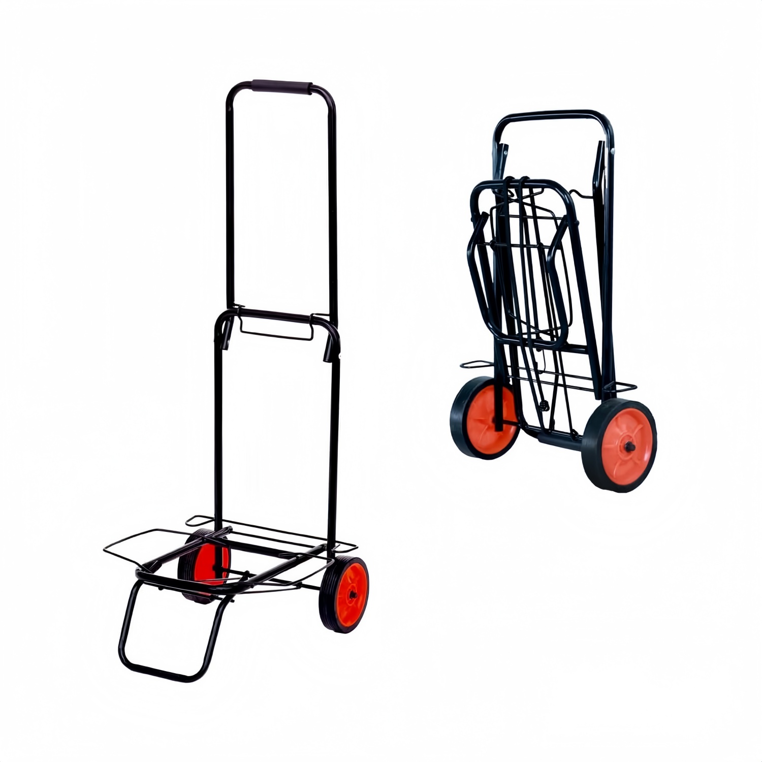 Carro Playa Plegable Portatodo y Portamaletas con Ruedas – Carrito Ligero para Silla, Nevera, Juguetes o Equipaje – Resistente y Fácil de Guardar