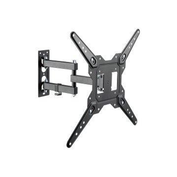 Soporte de pared orientable equip para pantalla de 23"-55" doble brazo inclinable/giratorio max.30kg