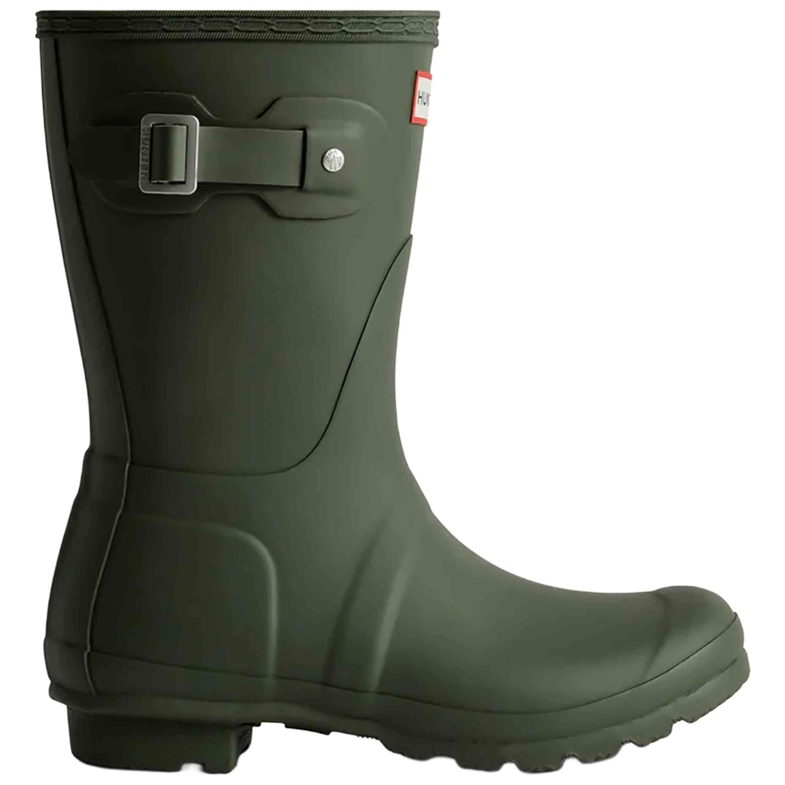 Botas Hunter modelo Downpour Tall para hombre y mujer en color Verde